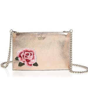 Kate Spade Sima Mini Gold Leather Crossbody BagNWT